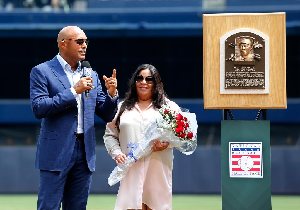 Mariano Rivera and Clara Rivera in New York in August 2019