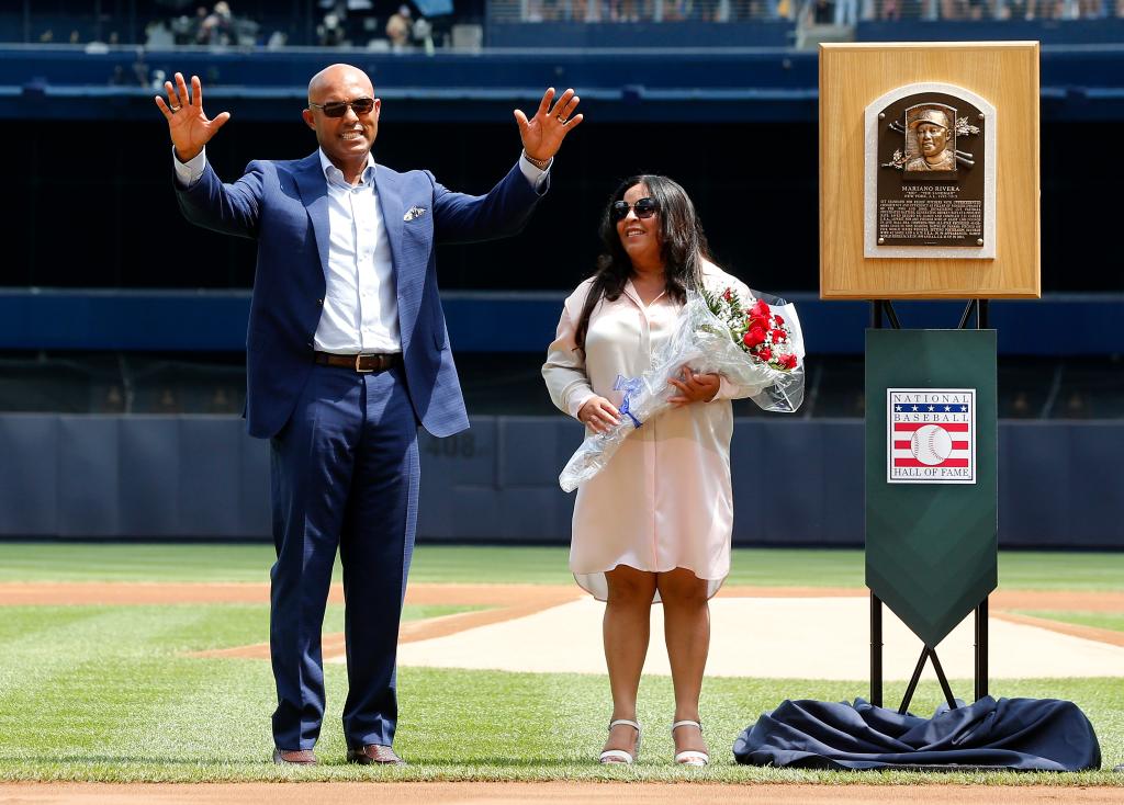  Mariano Rivera and his wife, Clara Rivera
