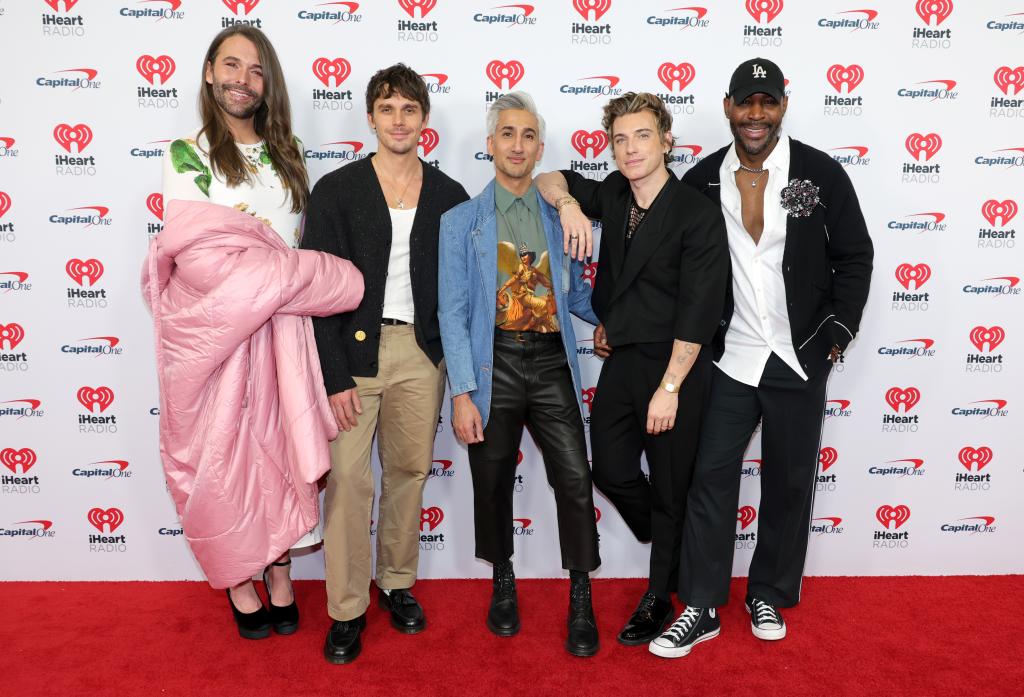 Jonathan Van Ness, Antoni Porowski, Tan France, Jeremiah Brent, Karamo Brown attend iHeartRadio z100's Jingle Ball 2024