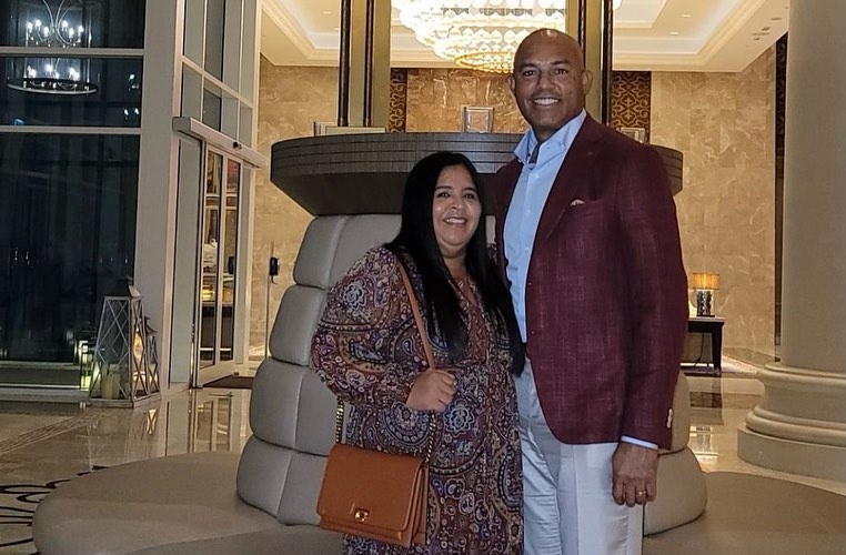  Mariano Rivera and his wife, Clara Rivera