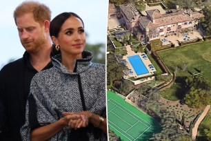 Meghan Markle and Prince Harry split with their Montecito, Calif., mansion.