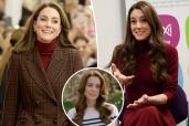 Kate Middleton split image.