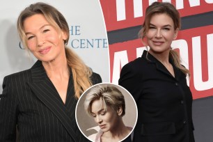 Renée Zellwegger long hair and short