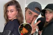 Hailey Bieber shares a photo of Justin after he unfollows her