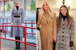 Ivanka Trump split image with her daughter Arabella Kushner.