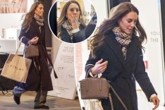 Kate Middleton goes shopping for glasses in a favorite scarf she’s owned since her royal wedding