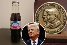 VIP goodie bags at Trump inauguration included Diet Coke, medal with pics of prez, JD Vance
