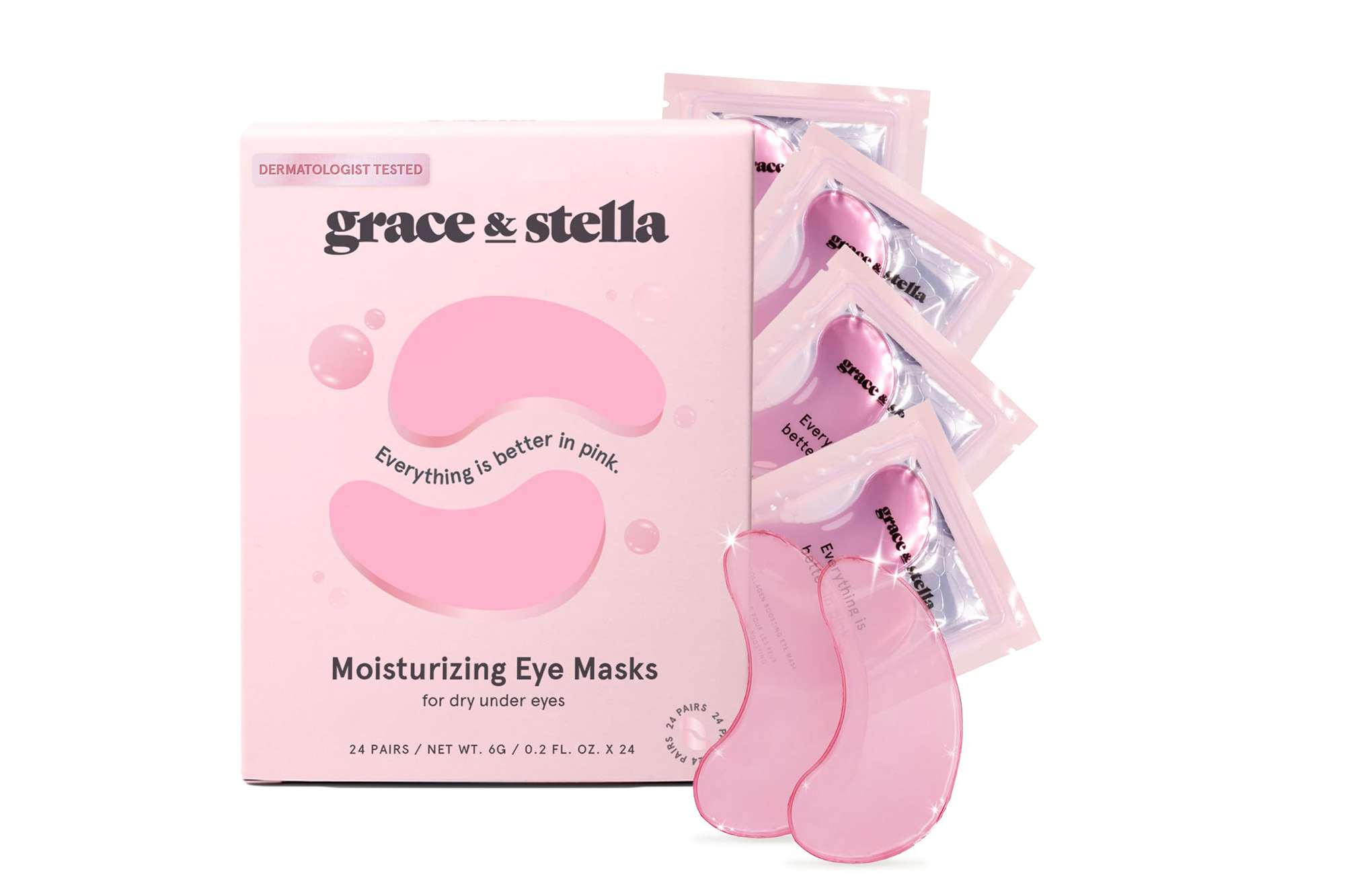 pink eye masks