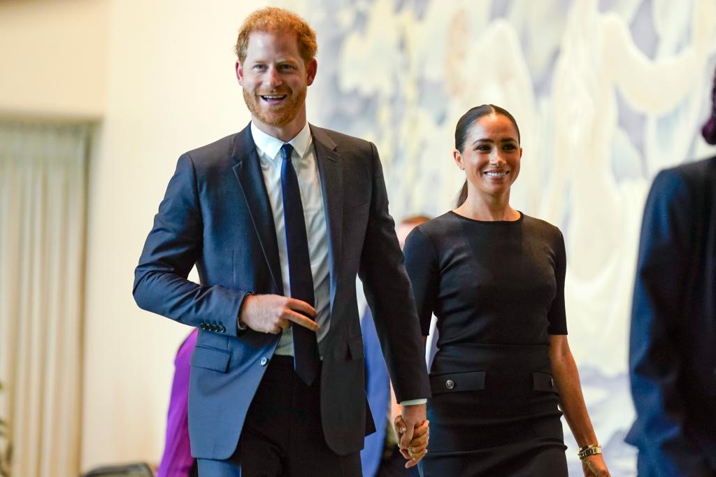Meghan Markle and Prince Harry in July 2022. 