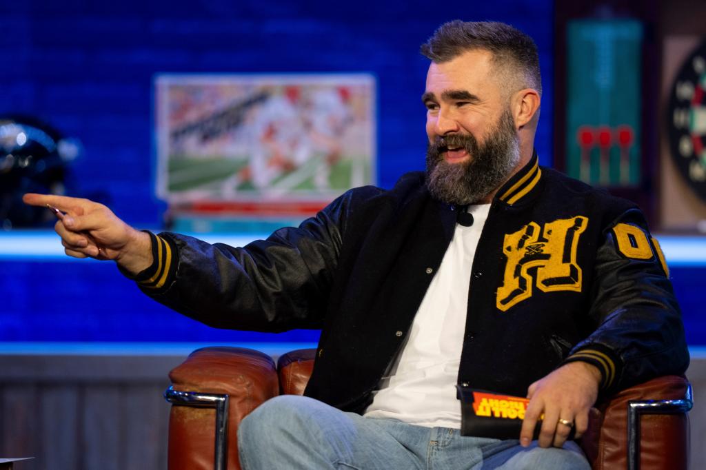 Jason Kelce on Jan. 3, 2025