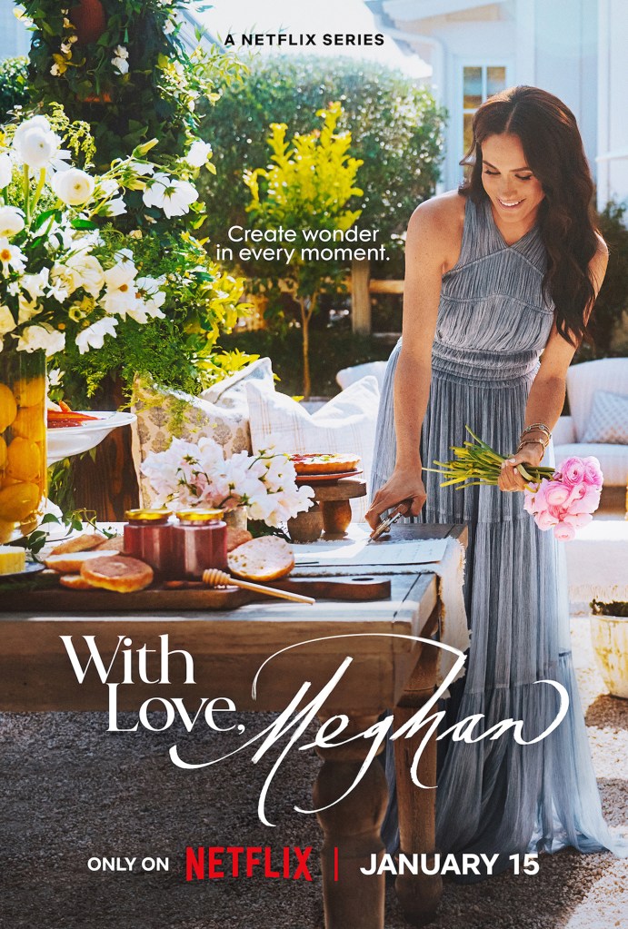 Meghan Markle's "With Love, Meghan" promotional poster for Netflix. 