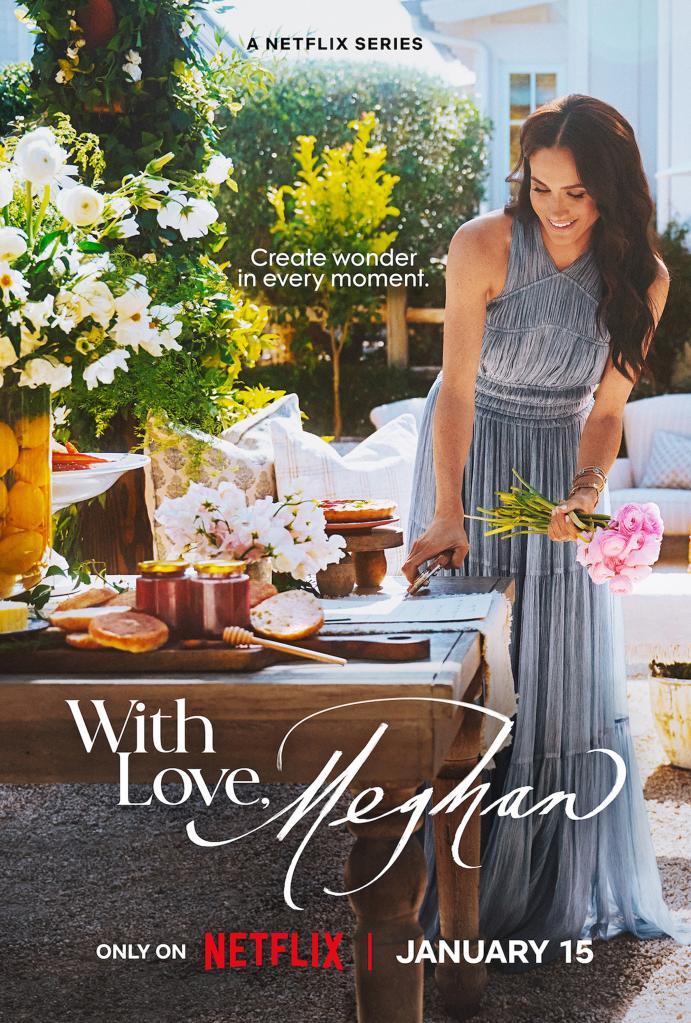 Meghan Markle's "With Love, Meghan" promotional poster for Netflix. 