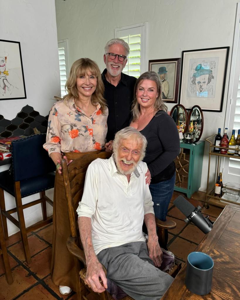 Mary Steenburgen, Ted Danson, Arlene Silver and Dick Van Dyke pose together.