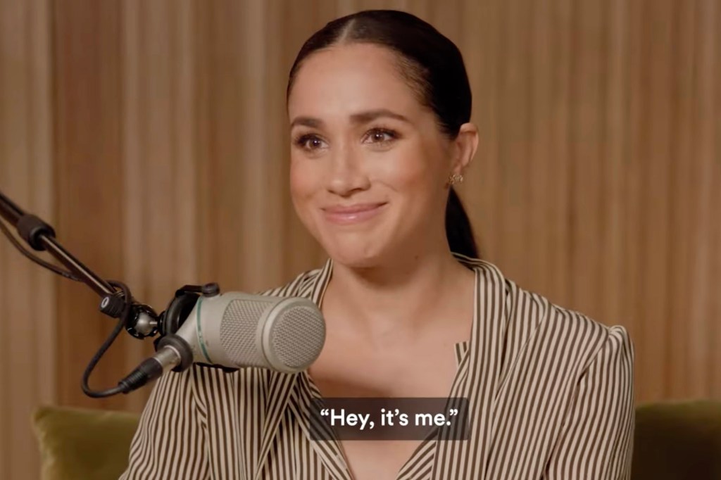 Meghan Markle on her "Archetypes" podcast. 