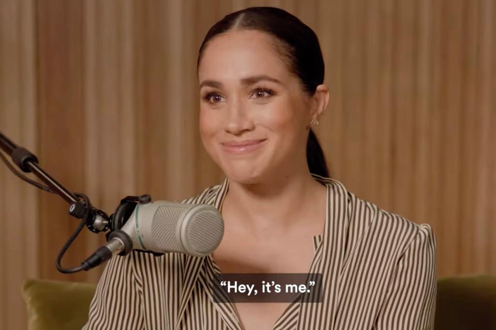 Meghan Markle on her "Archetypes" podcast. 