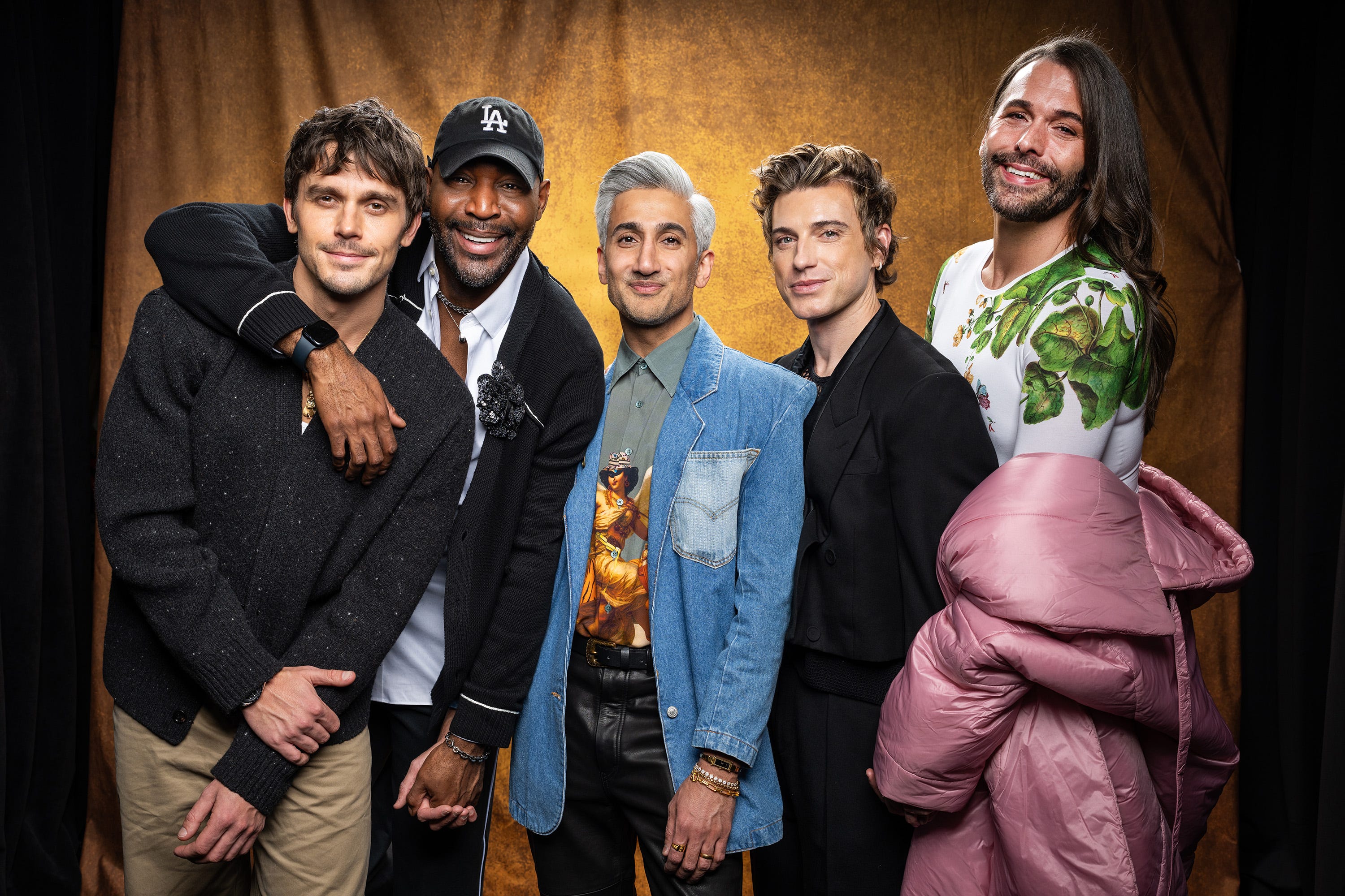 Antoni Porowski, Karamo Brown, tan France, Jeremiah Brent and Jonathan Van Ness