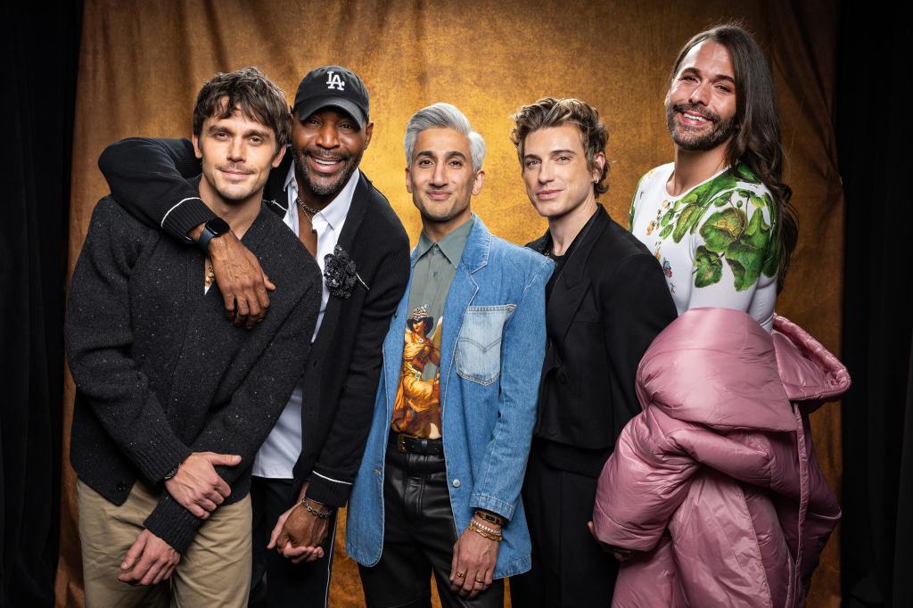Antoni Porowski, Karamo Brown, tan France, Jeremiah Brent and Jonathan Van Ness