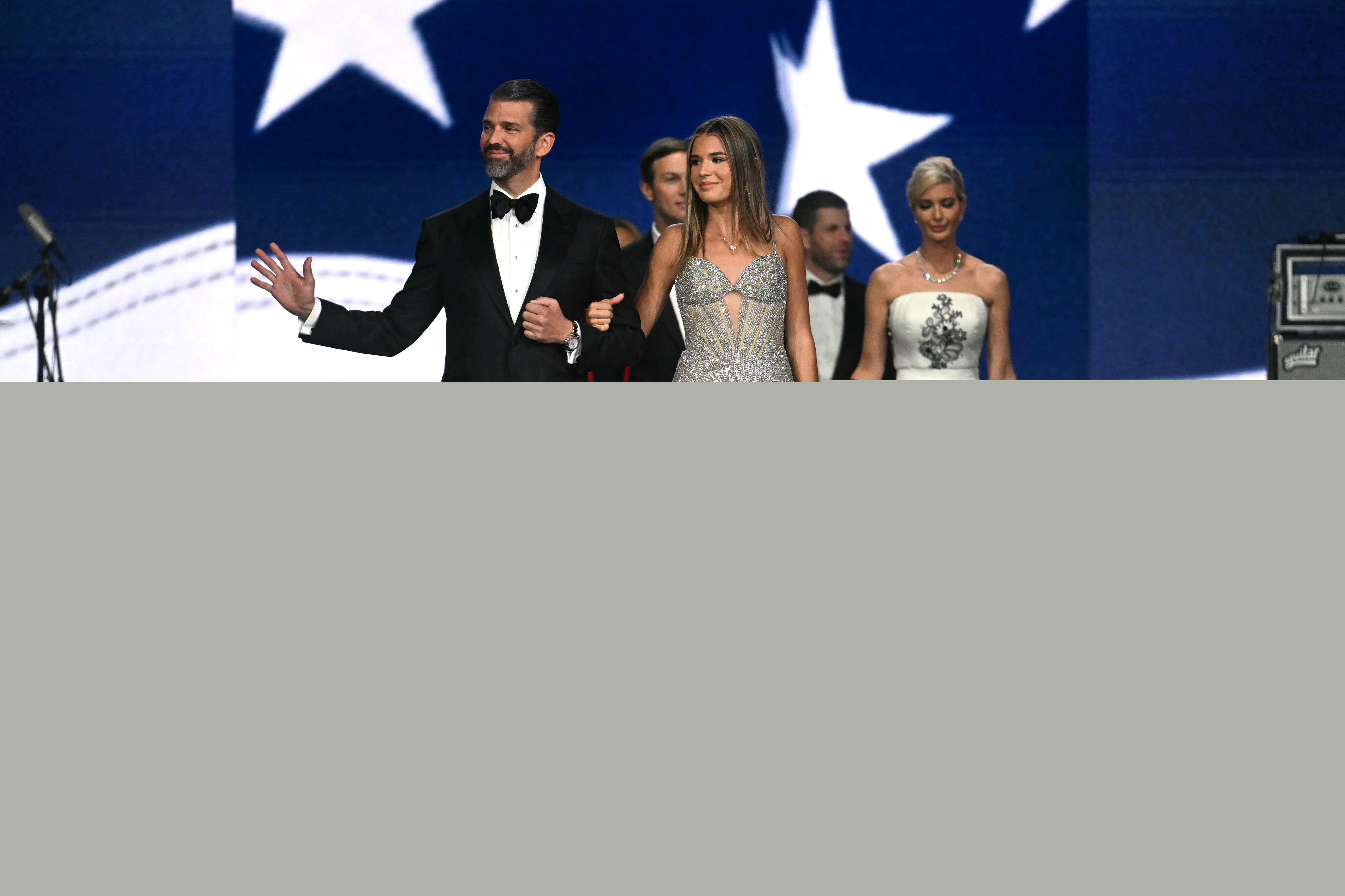 Kai Trump with Donald Trump Jr. and Ivanka Trump