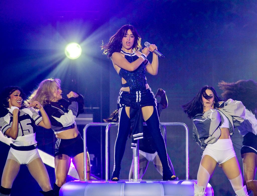 Camila Cabello performing in Georgia Sunday