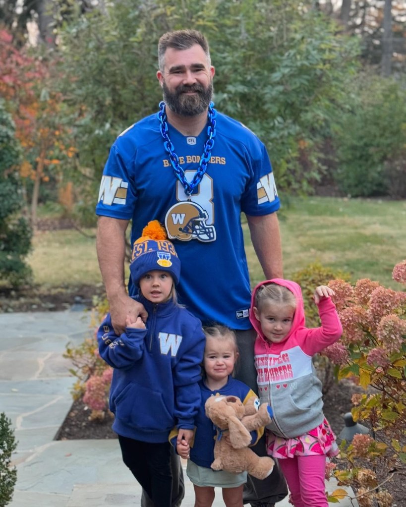 Jason Kelce and kids via Instagram