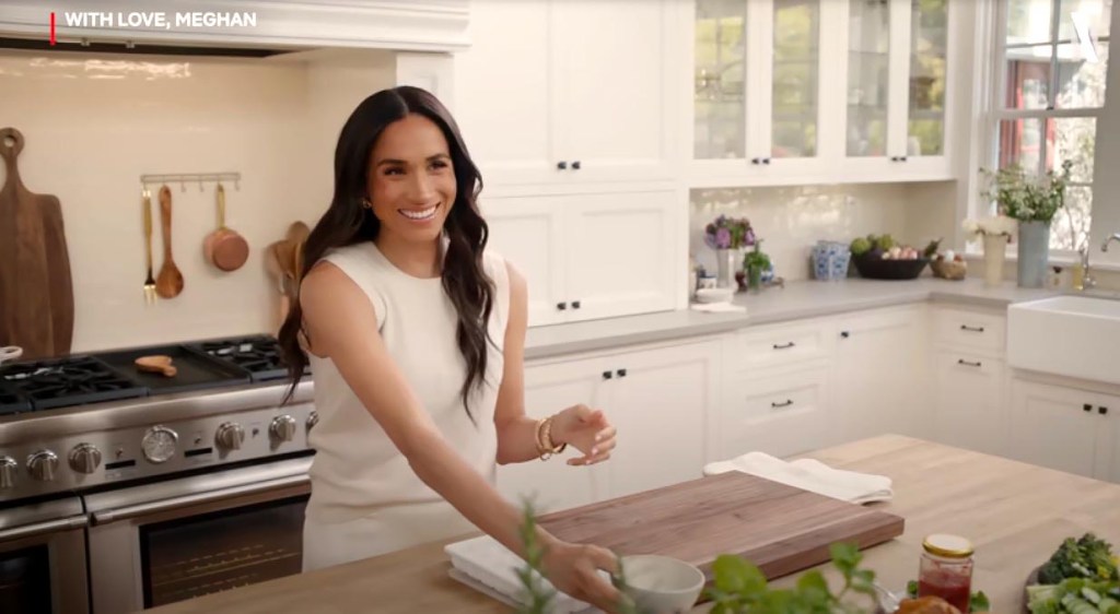 Meghan Markle in a trailer for Netflix's "With Love, Meghan" series. 