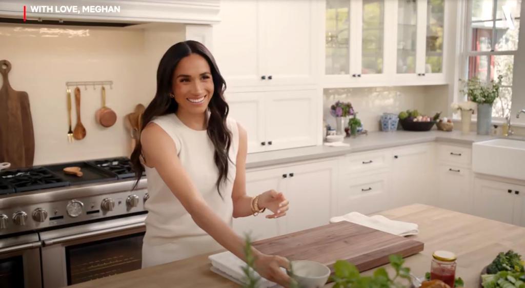 Meghan Markle in a trailer for Netflix's "With Love, Meghan" series. 